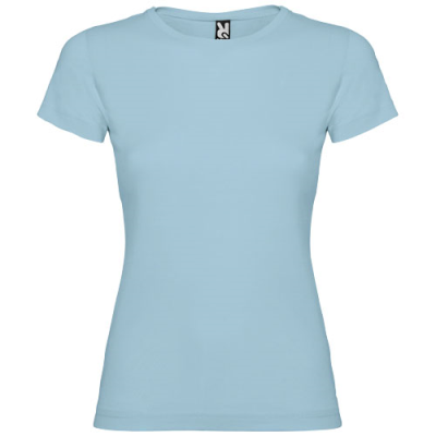 JAMAICA SHORT SLEEVE LADIES TEE SHIRT in Light Blue