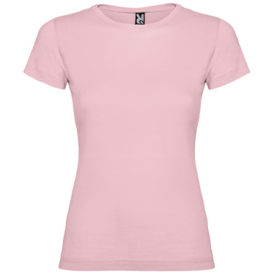 JAMAICA SHORT SLEEVE LADIES TEE SHIRT in Light Pink