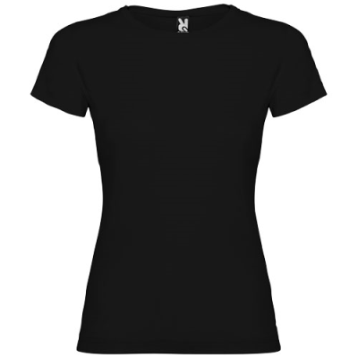 JAMAICA SHORT SLEEVE LADIES TEE SHIRT in Solid Black