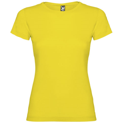 JAMAICA SHORT SLEEVE LADIES TEE SHIRT in Yellow