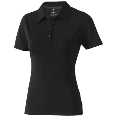 MARKHAM SHORT SLEEVE WOMENS STRETCH POLO in Anthracite Grey