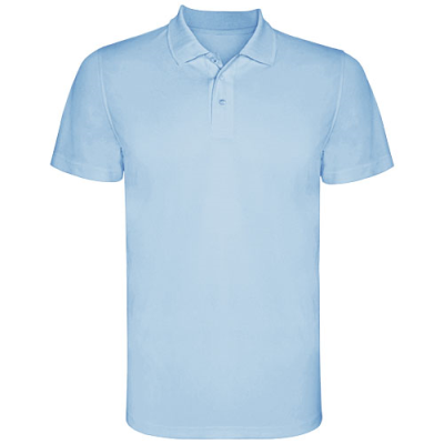 MONZHA SHORT SLEEVE CHILDRENS SPORTS POLO in Light Blue