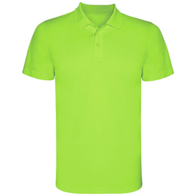 MONZHA SHORT SLEEVE CHILDRENS SPORTS POLO in Lime