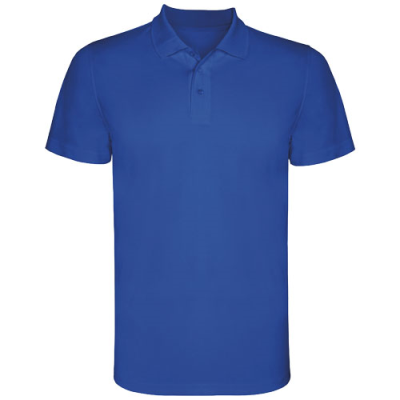 MONZHA SHORT SLEEVE CHILDRENS SPORTS POLO in Royal Blue