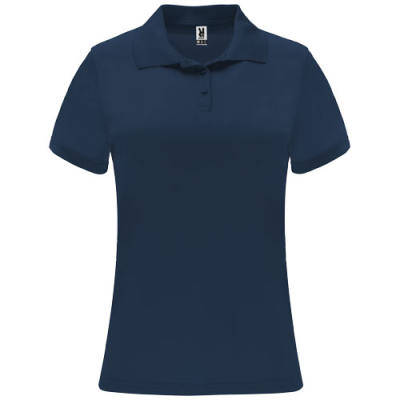 MONZHA SHORT SLEEVE LADIES SPORTS POLO in Navy Blue