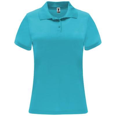 MONZHA SHORT SLEEVE LADIES SPORTS POLO in Turquois