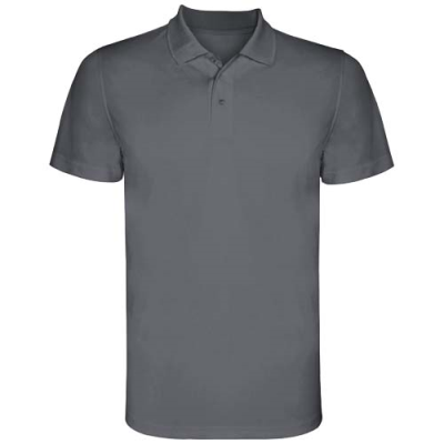 MONZHA SHORT SLEEVE MENS SPORTS POLO in Lead