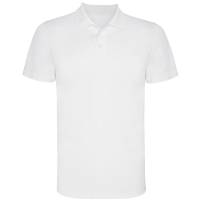 MONZHA SHORT SLEEVE MENS SPORTS POLO in White