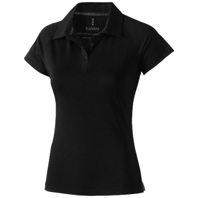 OTTAWA SHORT SLEEVE WOMENS COOL FIT POLO in Solid Black