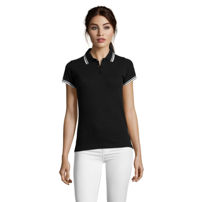 PASADENA LADIES POLO 200 in Black