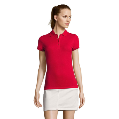 PASSION WOMENS POLO 170 in Red