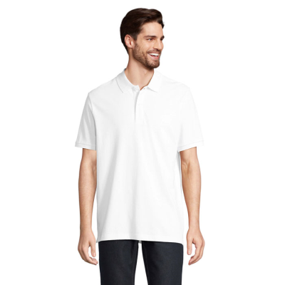 PEGASE POLO ORGANIC 210G in White