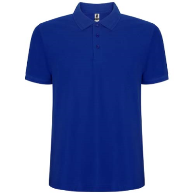 PEGASO PREMIUM SHORT SLEEVE CHILDRENS POLO in Blue