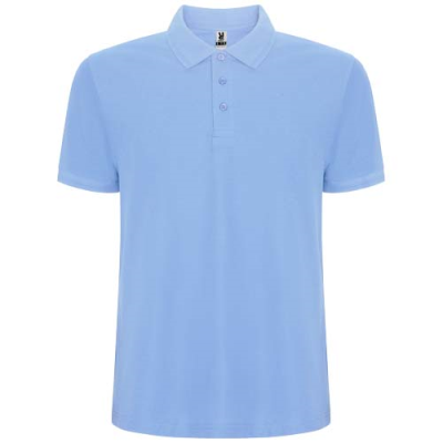 PEGASO PREMIUM SHORT SLEEVE CHILDRENS POLO in Light Blue