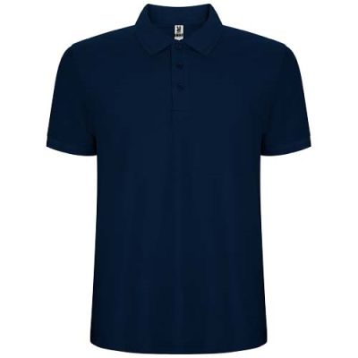 PEGASO PREMIUM SHORT SLEEVE CHILDRENS POLO in Navy Blue