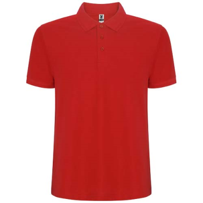 PEGASO PREMIUM SHORT SLEEVE CHILDRENS POLO in Red