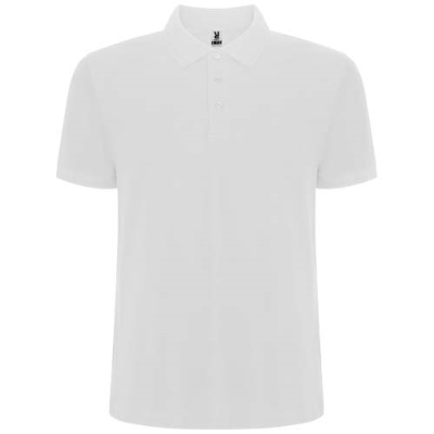 PEGASO PREMIUM SHORT SLEEVE CHILDRENS POLO in White