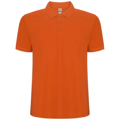 PEGASO PREMIUM SHORT SLEEVE MENS POLO in Orange