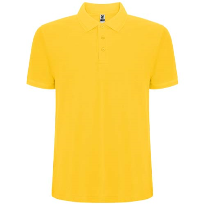 PEGASO PREMIUM SHORT SLEEVE MENS POLO in Yellow