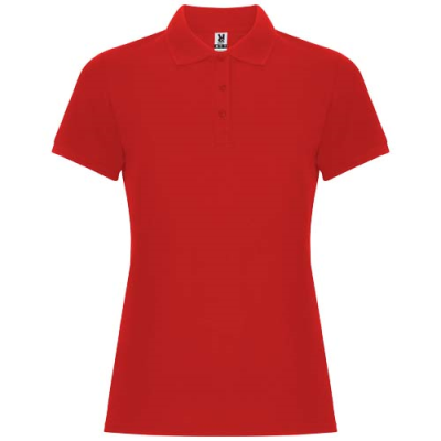 PEGASO PREMIUM SHORT SLEEVE WOMENS POLO in Red