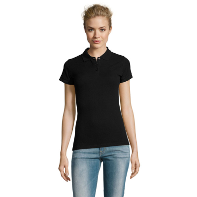 PERFECT LADIES POLO 180 in Black