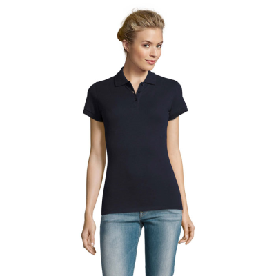 PERFECT LADIES POLO 180 in Blue