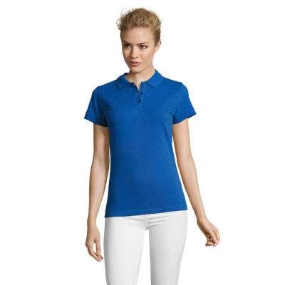 PERFECT LADIES POLO 180 in Blue