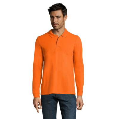 PERFECT LSL MEN POLO 180 in Orange