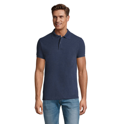 PERFECT MEN POLO 180G in Blue