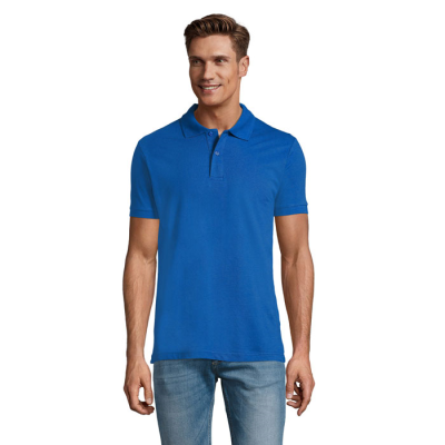 PERFECT MEN POLO 180G in Blue