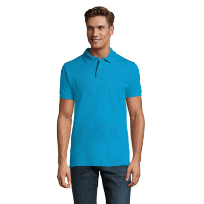 PERFECT MEN POLO 180G in Blue