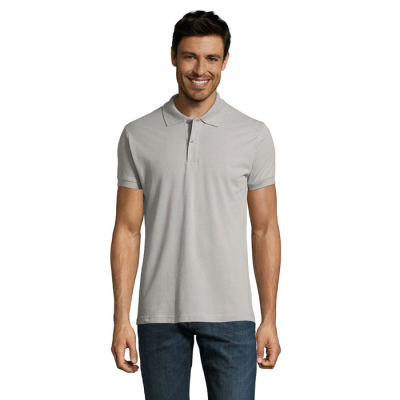 PERFECT MEN POLO 180G in Grey