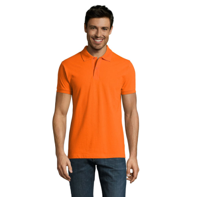 PERFECT MEN POLO 180G in Orange