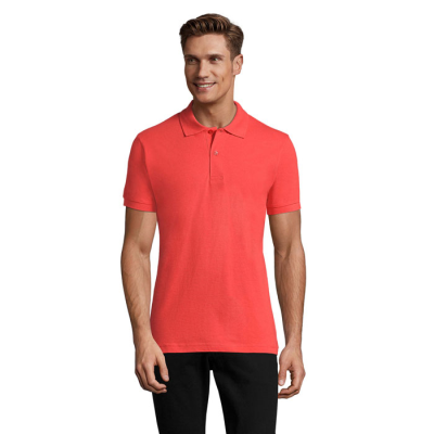 PERFECT MEN POLO 180G in Red