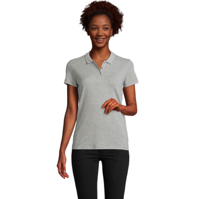 PLANET LADIES POLO 170G in Black