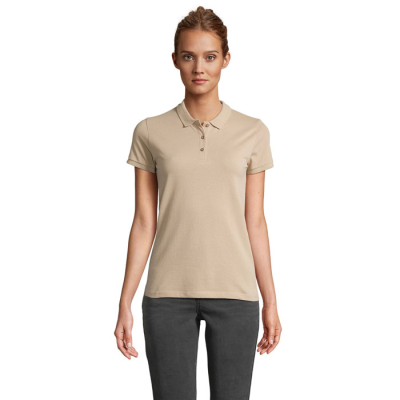 PLANET LADIES POLO 170G in Brown