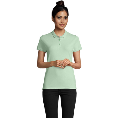 PLANET LADIES POLO 170G in Green