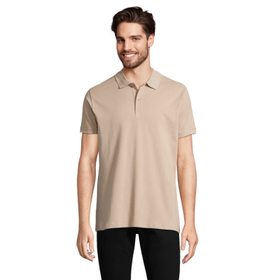 PLANET MEN POLO 170G in Brown