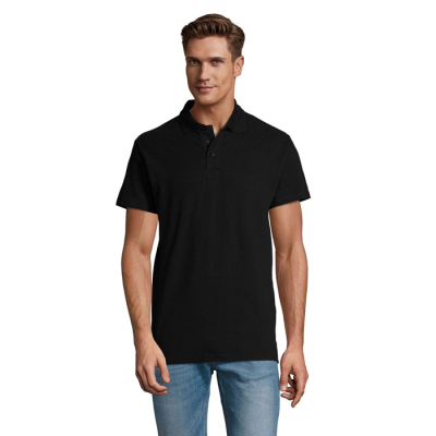 SPRING II MEN POLO 210G in Black