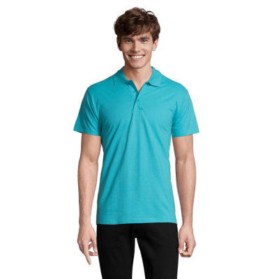 SPRING II MEN POLO 210G in Blue