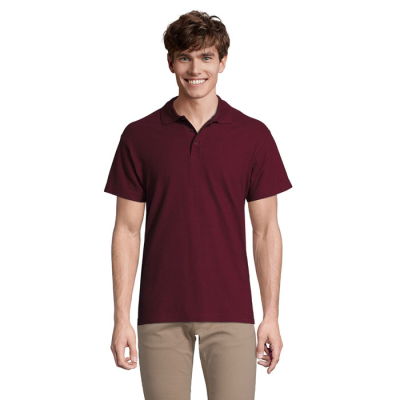 SPRING II MEN POLO 210G in Brown