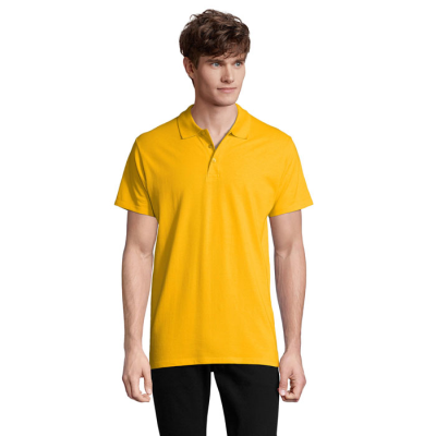 SPRING II MEN POLO 210G in Gold