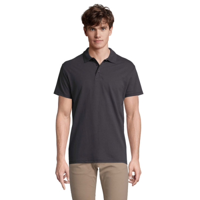 SPRING II MEN POLO 210G in Grey