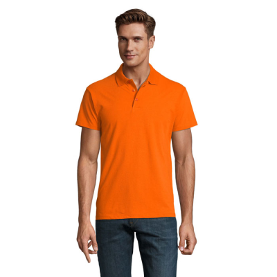 SPRING II MEN POLO 210G in Orange