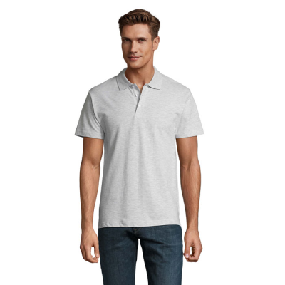 SPRING II MEN POLO 210G in White