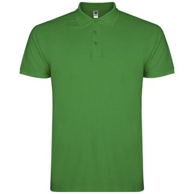 STAR SHORT SLEEVE CHILDRENS POLO in Tropical Green