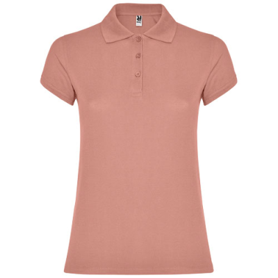 STAR SHORT SLEEVE LADIES POLO in Clay Orange