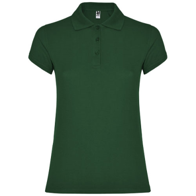 STAR SHORT SLEEVE LADIES POLO in Dark Green