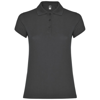 STAR SHORT SLEEVE LADIES POLO in Dark Lead