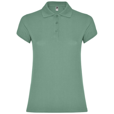 STAR SHORT SLEEVE LADIES POLO in Dark Mints